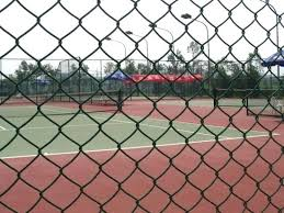 CHAIN LINK FENCING FOR TENNIS COURT